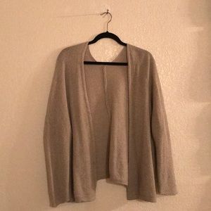 Cream oversized cardigan